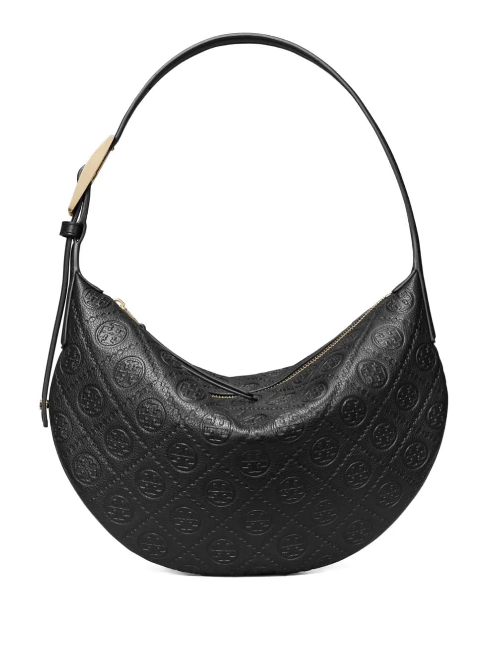 T Monogram balloon small pebble shoulder bag
