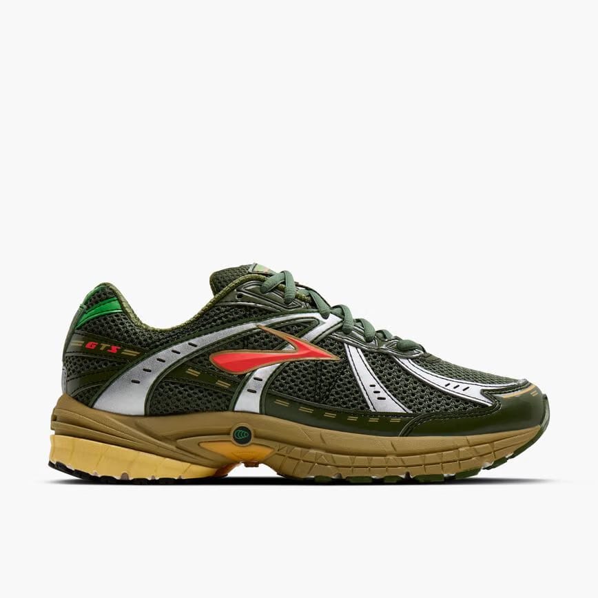 Brooks Adrenaline GTS 10 Bronze Green/Raffia/Coral
