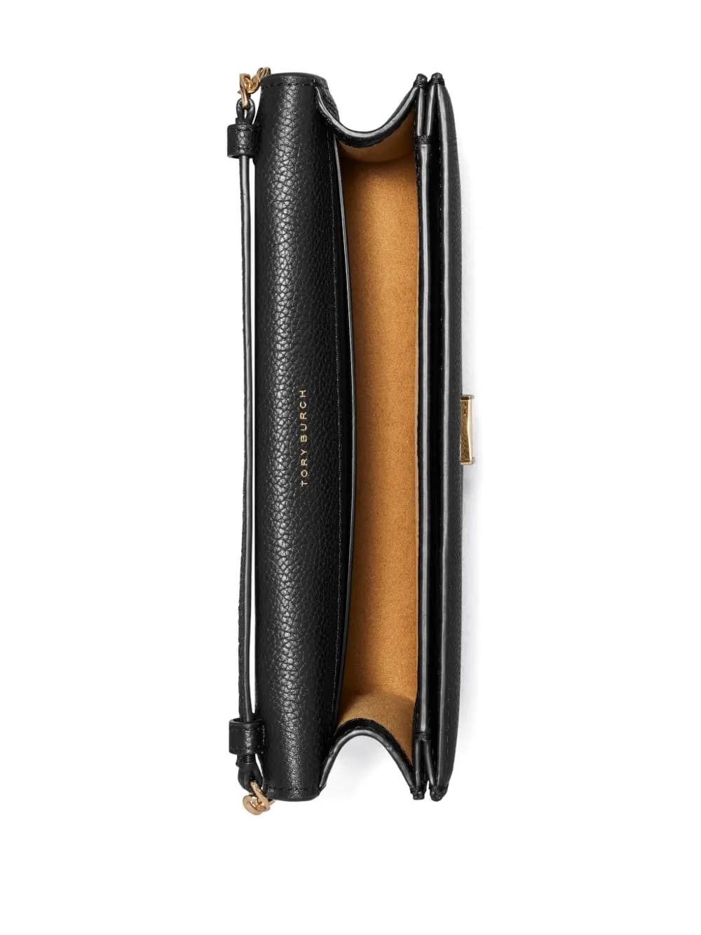 grained leather envelope clutch bag