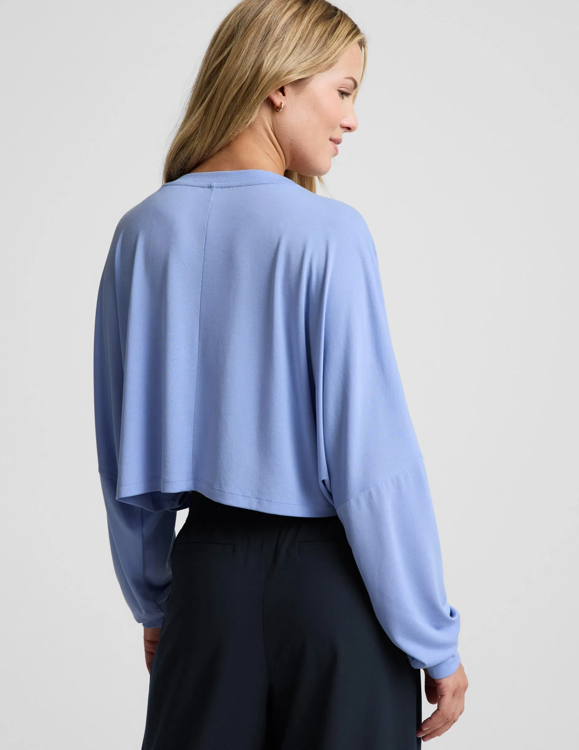 Beyond Yoga Studio Luxe Cropped Long Sleeve T-Shirt Women's