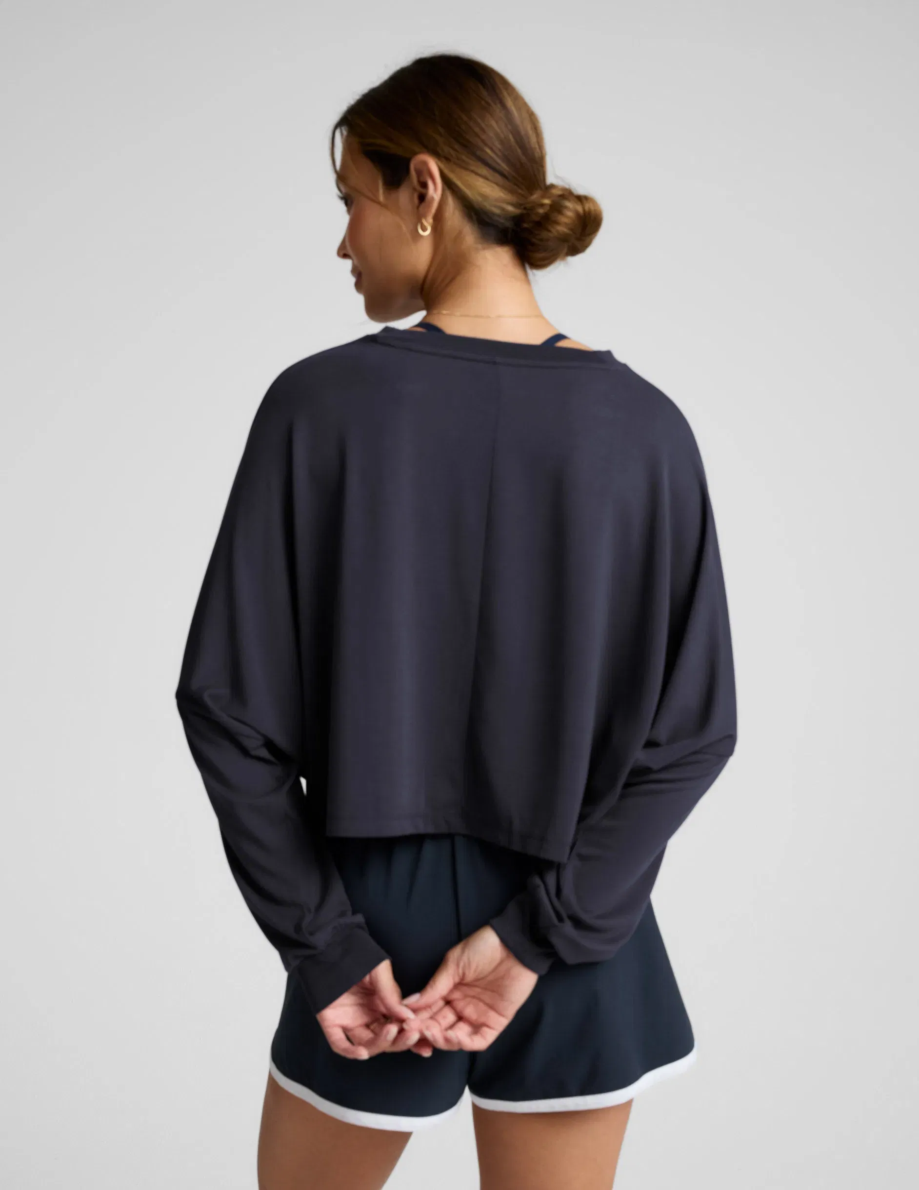 Beyond Yoga Studio Luxe Cropped Long Sleeve T-Shirt Women's