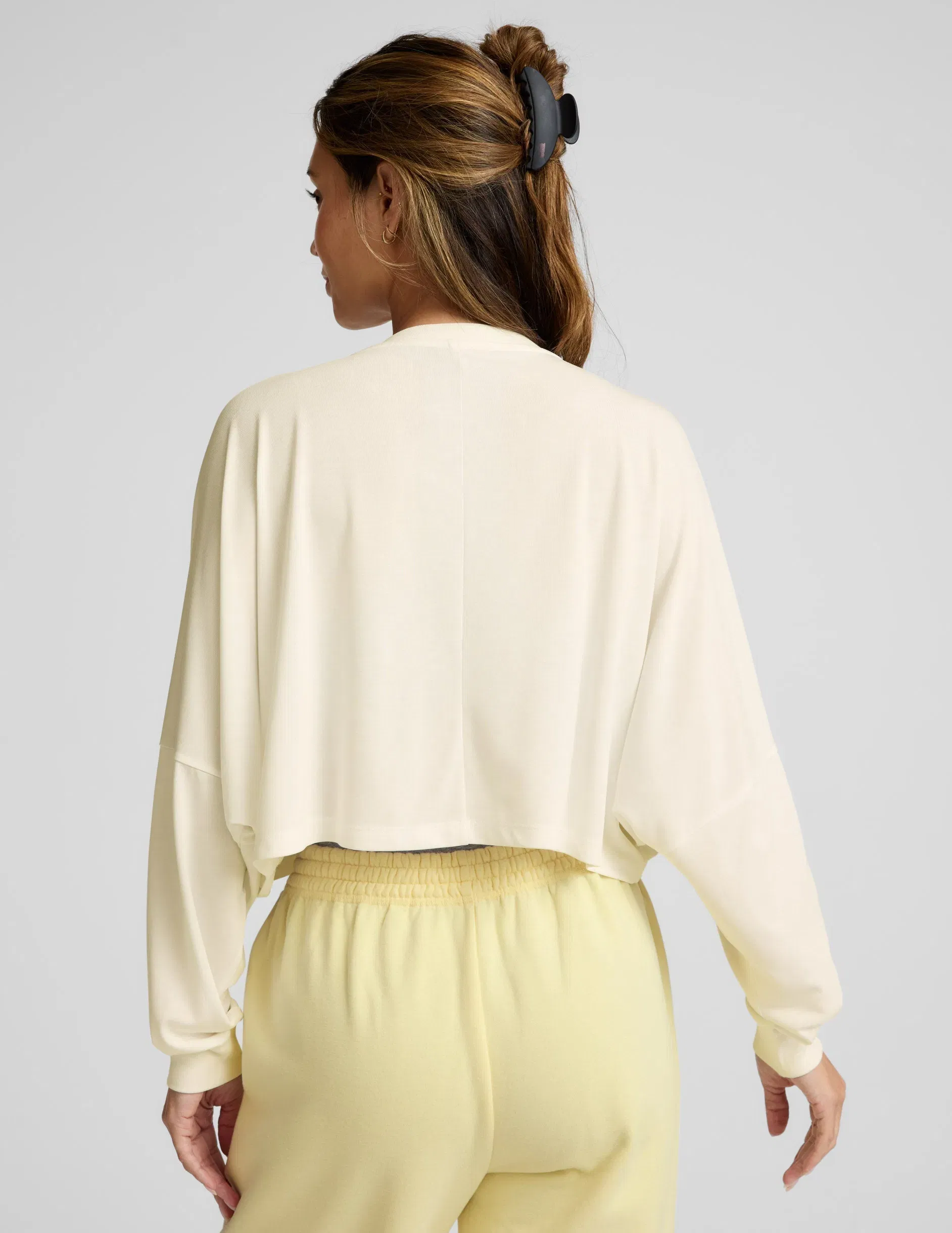 Beyond Yoga Studio Luxe Cropped Long Sleeve T-Shirt Women's