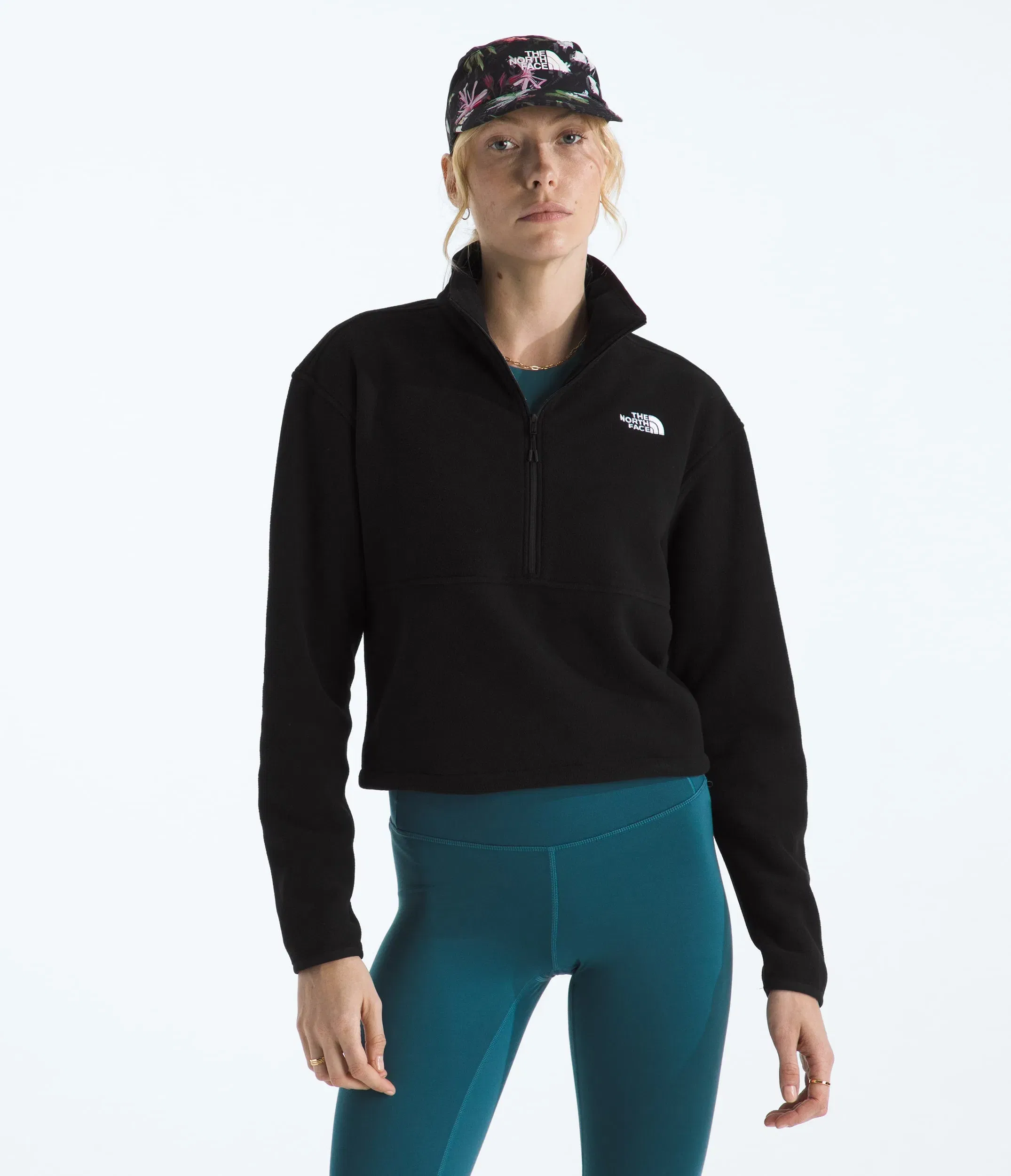 The North Face Women’s Glacier Fleece ½-Zip Short Jacket TNF Black