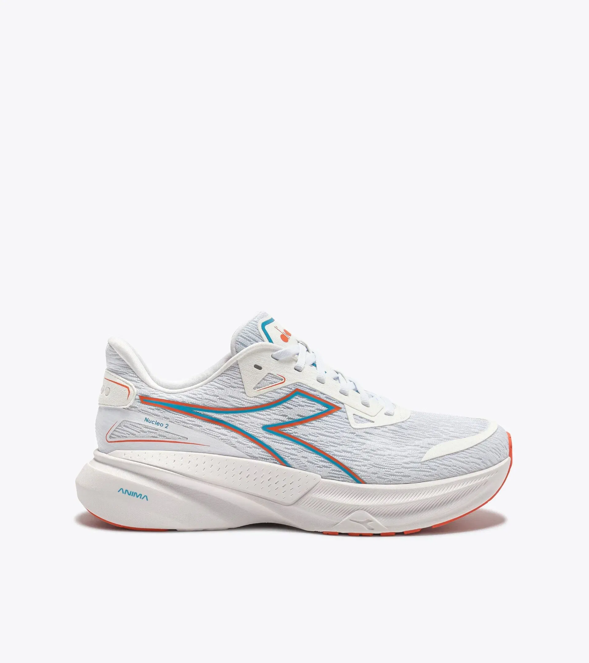 Diadora Nucleo 2 White/Orange Nasturtium