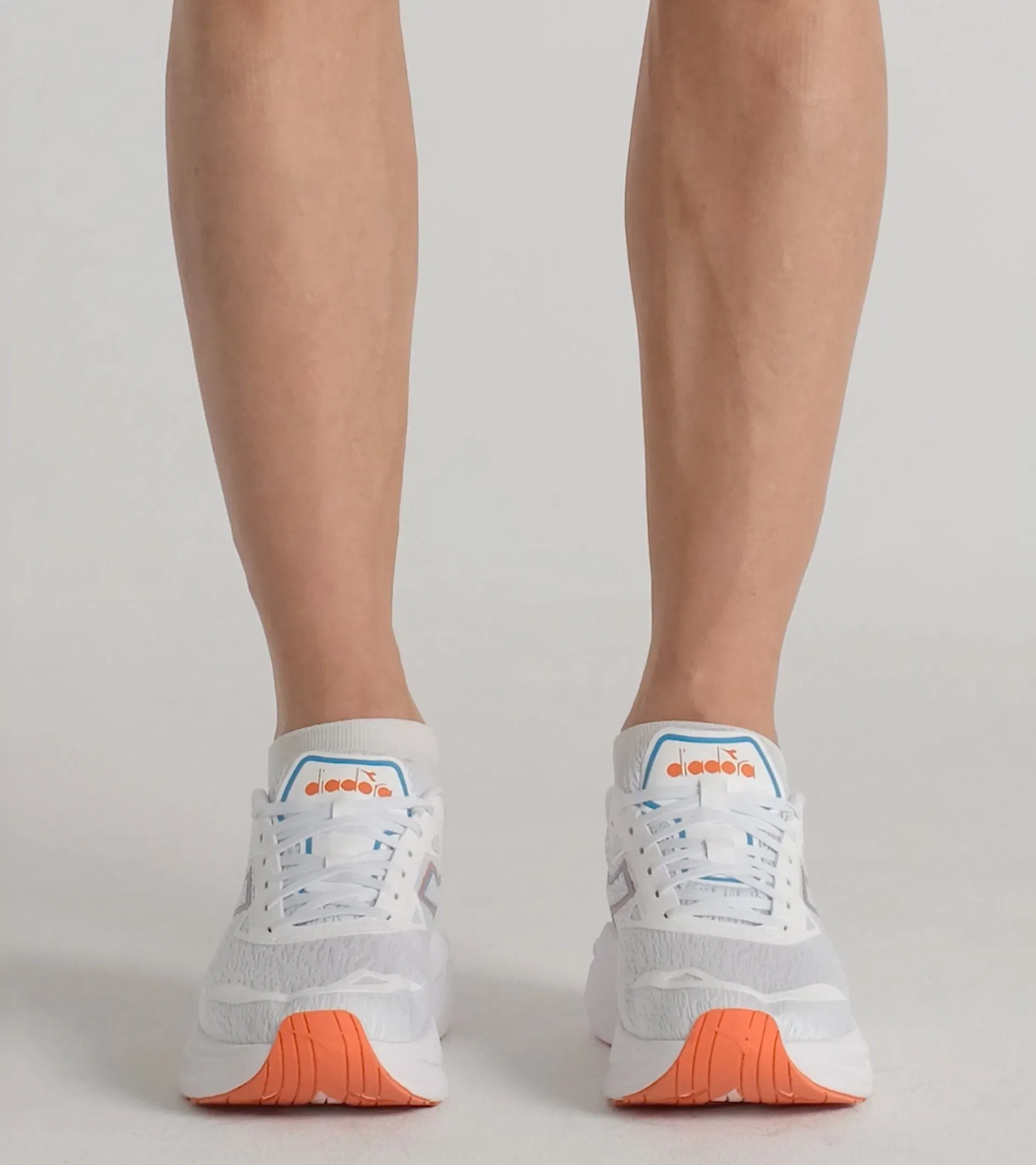 Diadora Nucleo 2 White/Orange Nasturtium