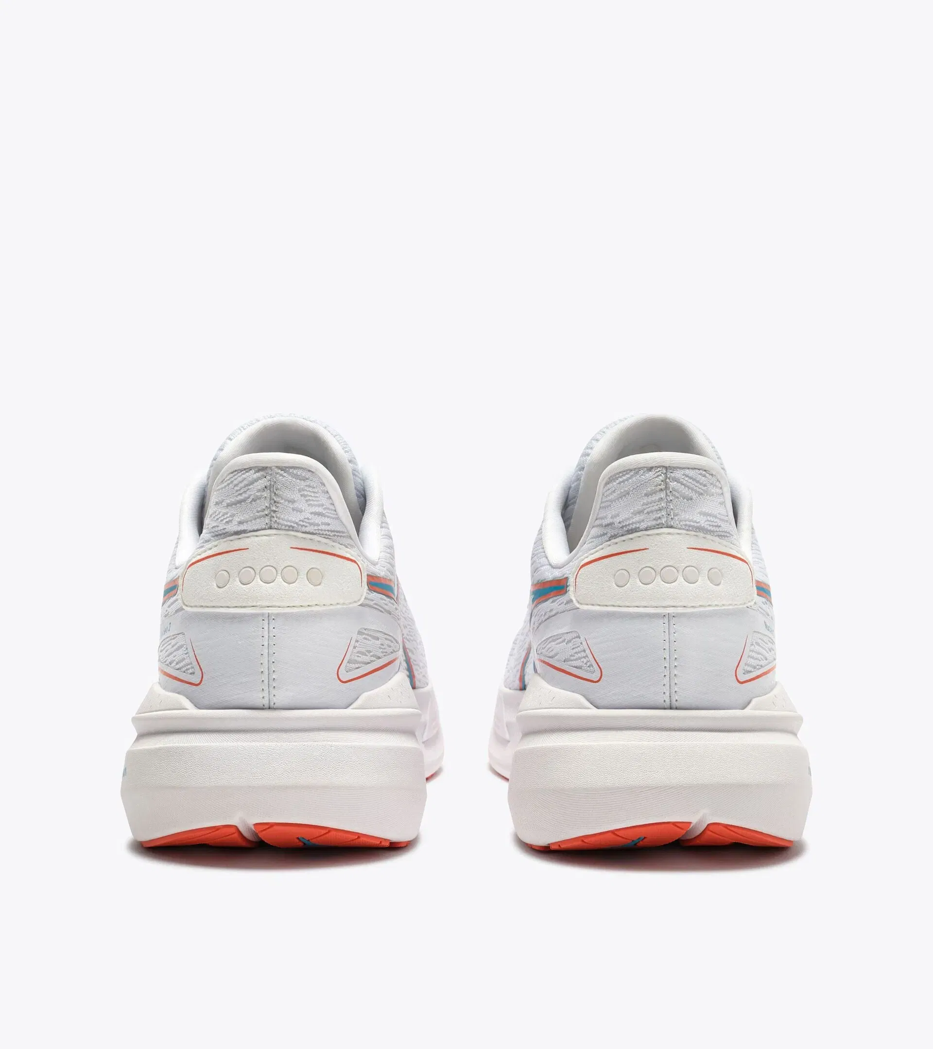 Diadora Nucleo 2 White/Orange Nasturtium