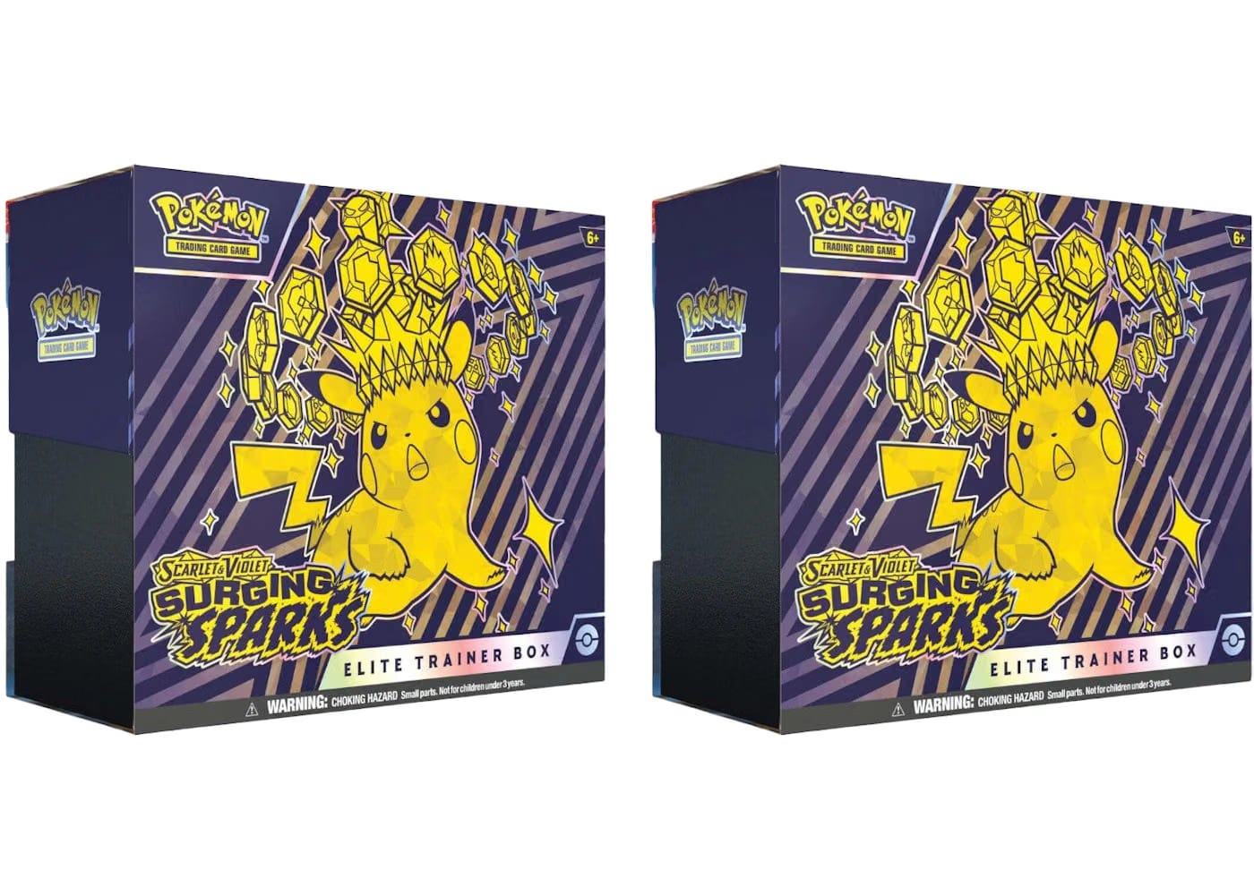 Pokemon Scarlet & Violet Surging Sparks Elite Trainer Box 2X Lot