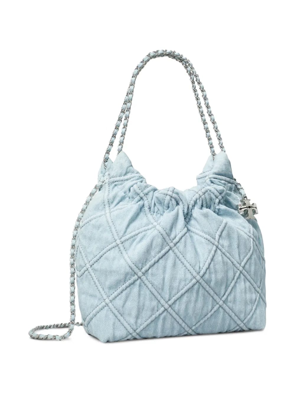 mini Fleming denim cross body bag