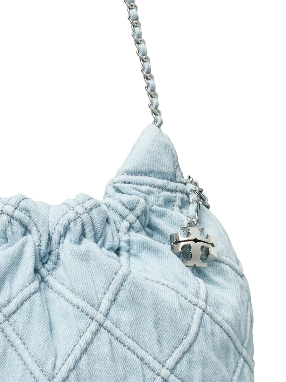 mini Fleming denim cross body bag