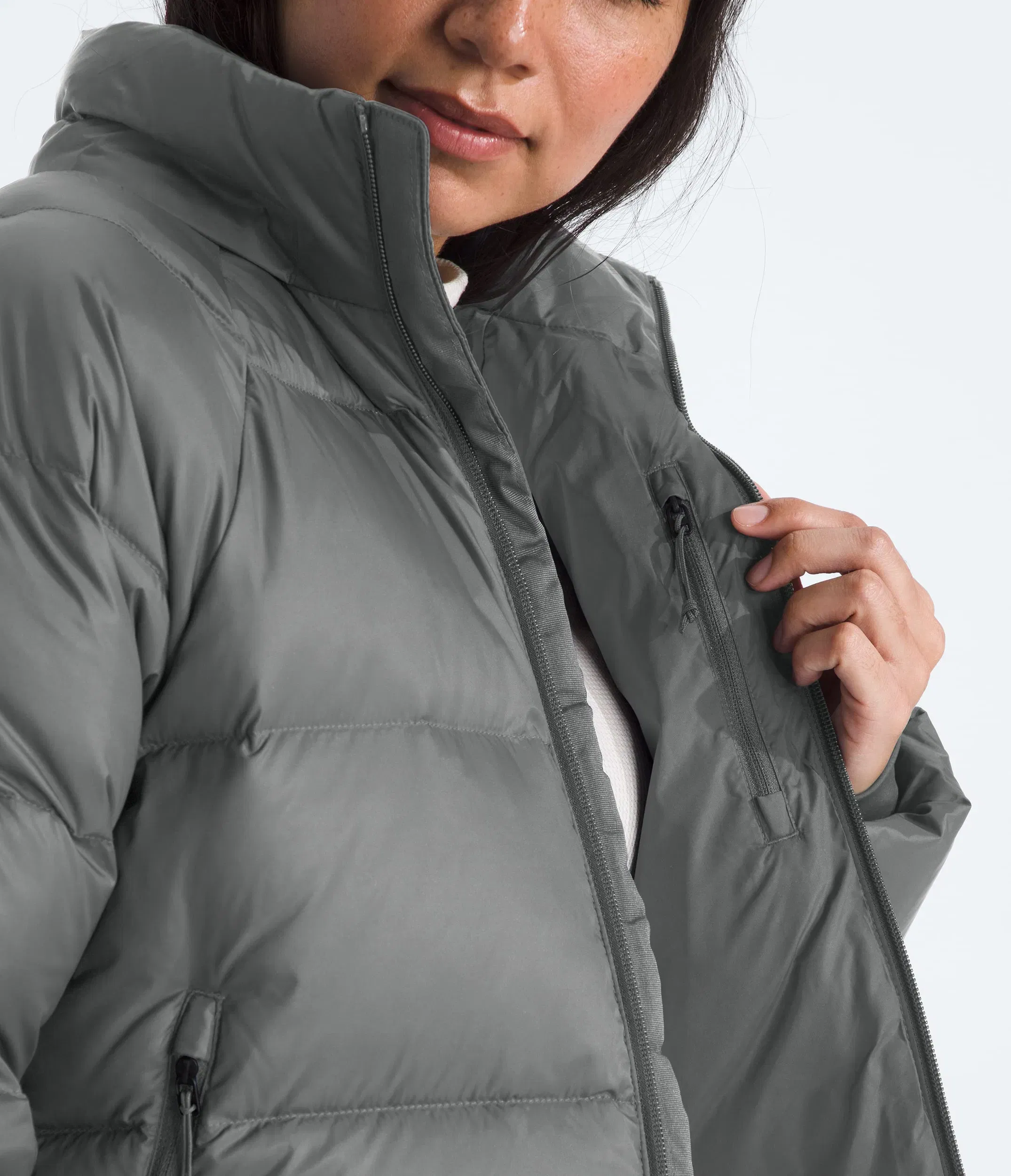 The North Face Women’s Hydrenalite™ City Down Hooded Jacket Smoked Pearl