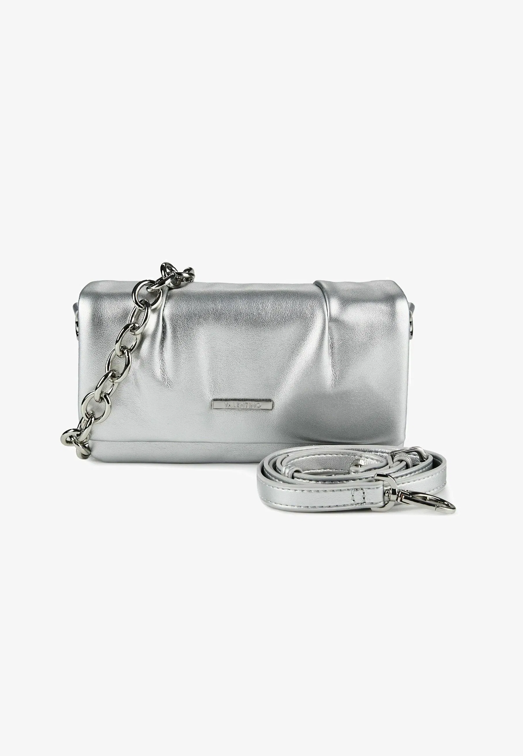Valentino Bags Katerina Mir Schultertasche 20.5 Cm - Handbag - Argento