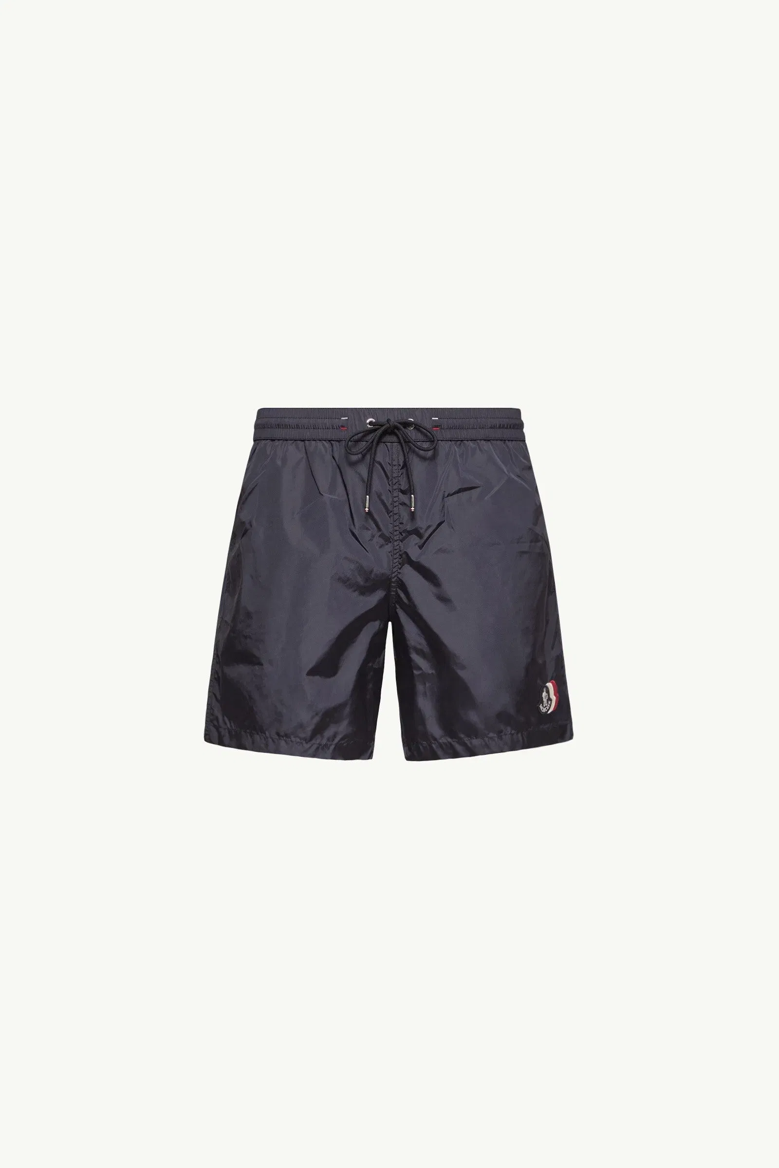 Moncler Logo Patch Swim Shorts Navy Blue Navy Blue