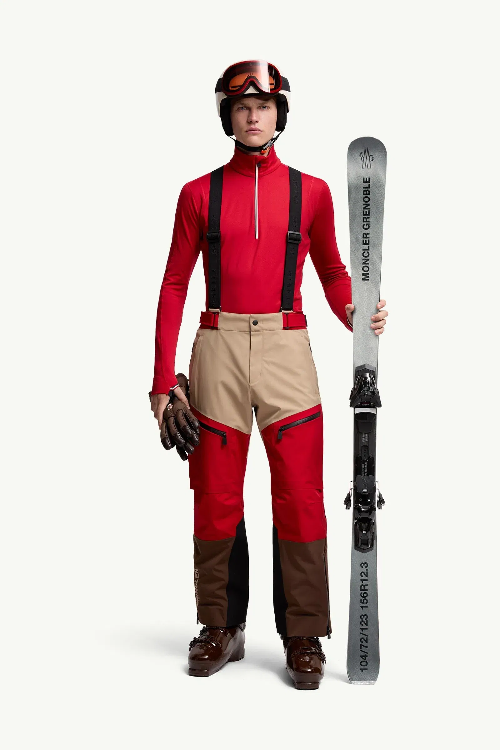Moncler Polartec® Half-Zip Sweatshirt Red Red