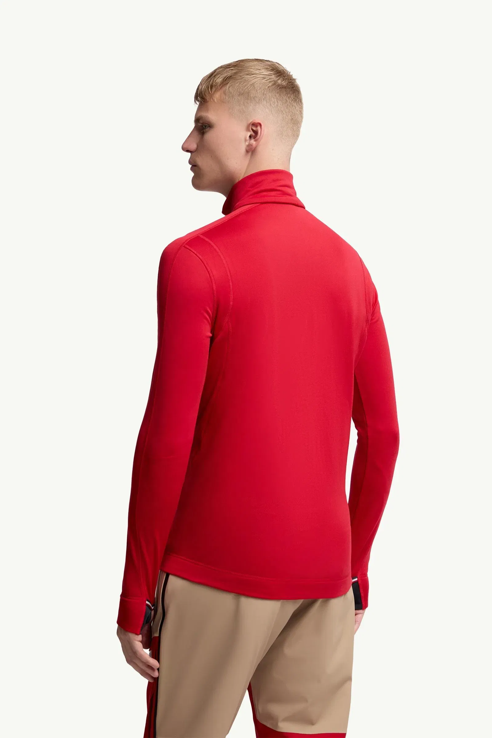 Moncler Polartec® Half-Zip Sweatshirt Red Red