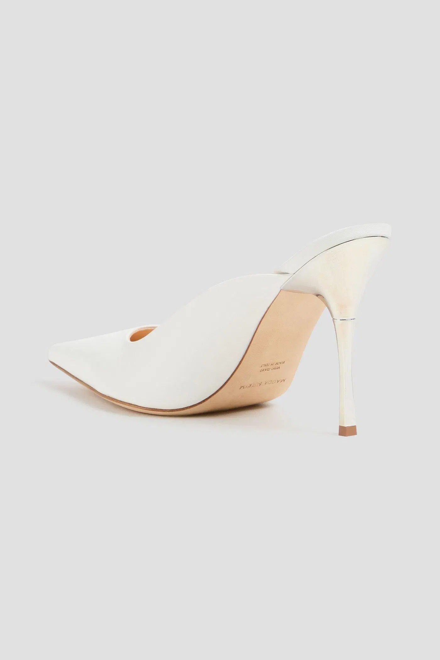 Magda Butrym Leather Mules White Women's