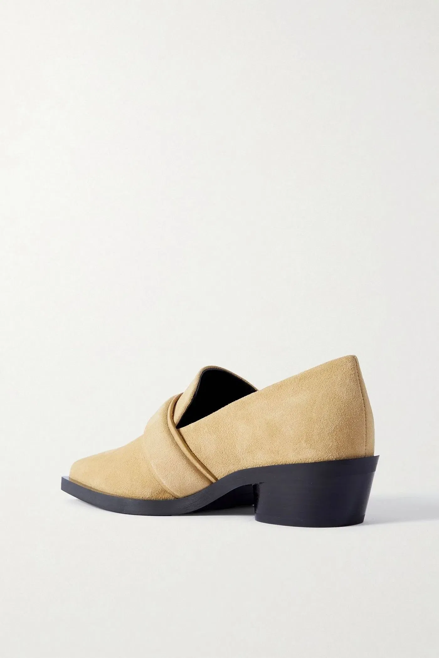 Proenza Schouler Bronco Suede Loafers Sand Women's