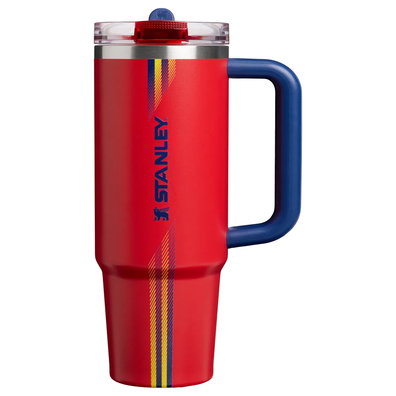 The Country Collection Quencher ProTour Flip Straw Tumbler | 30 OZ Team Red Dark Blue