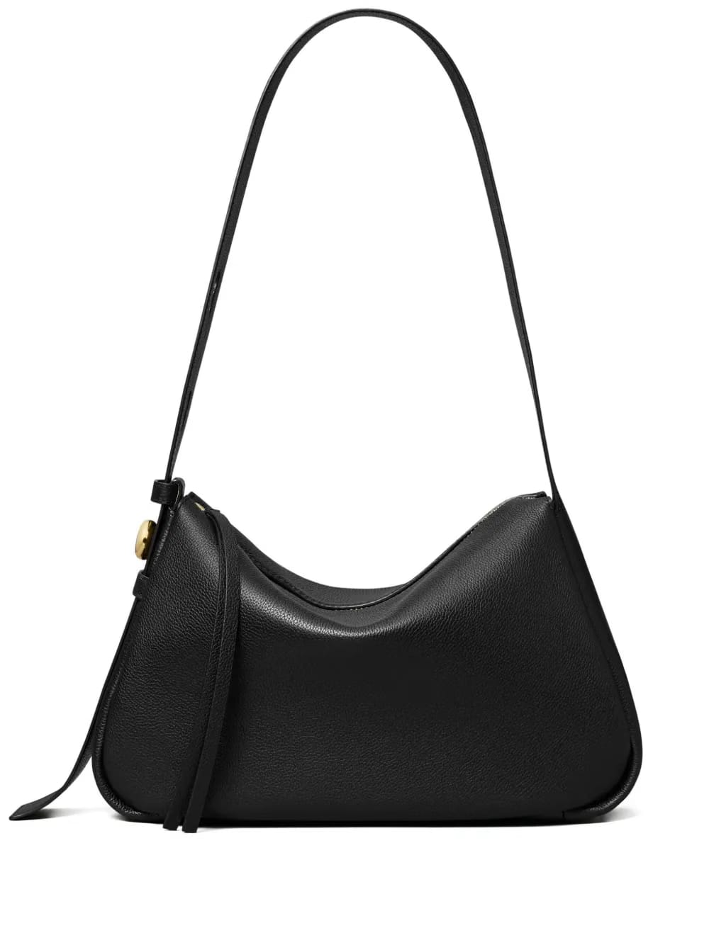 Romy curved-flap shoulder bag