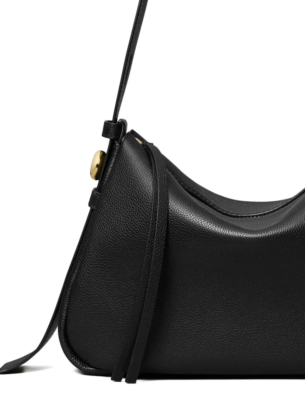 Romy curved-flap shoulder bag