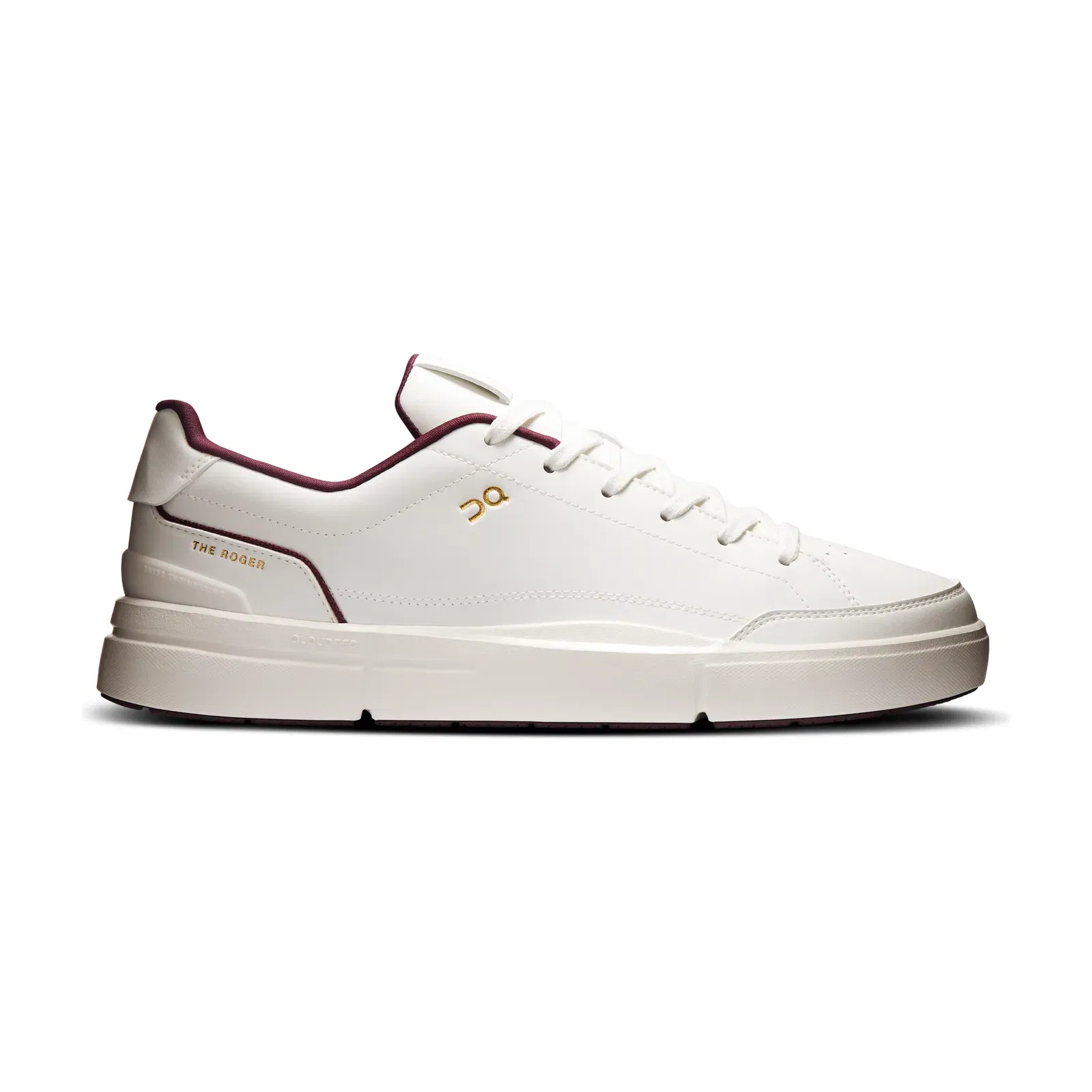 On The Roger Centre Court Ivory Maroon
