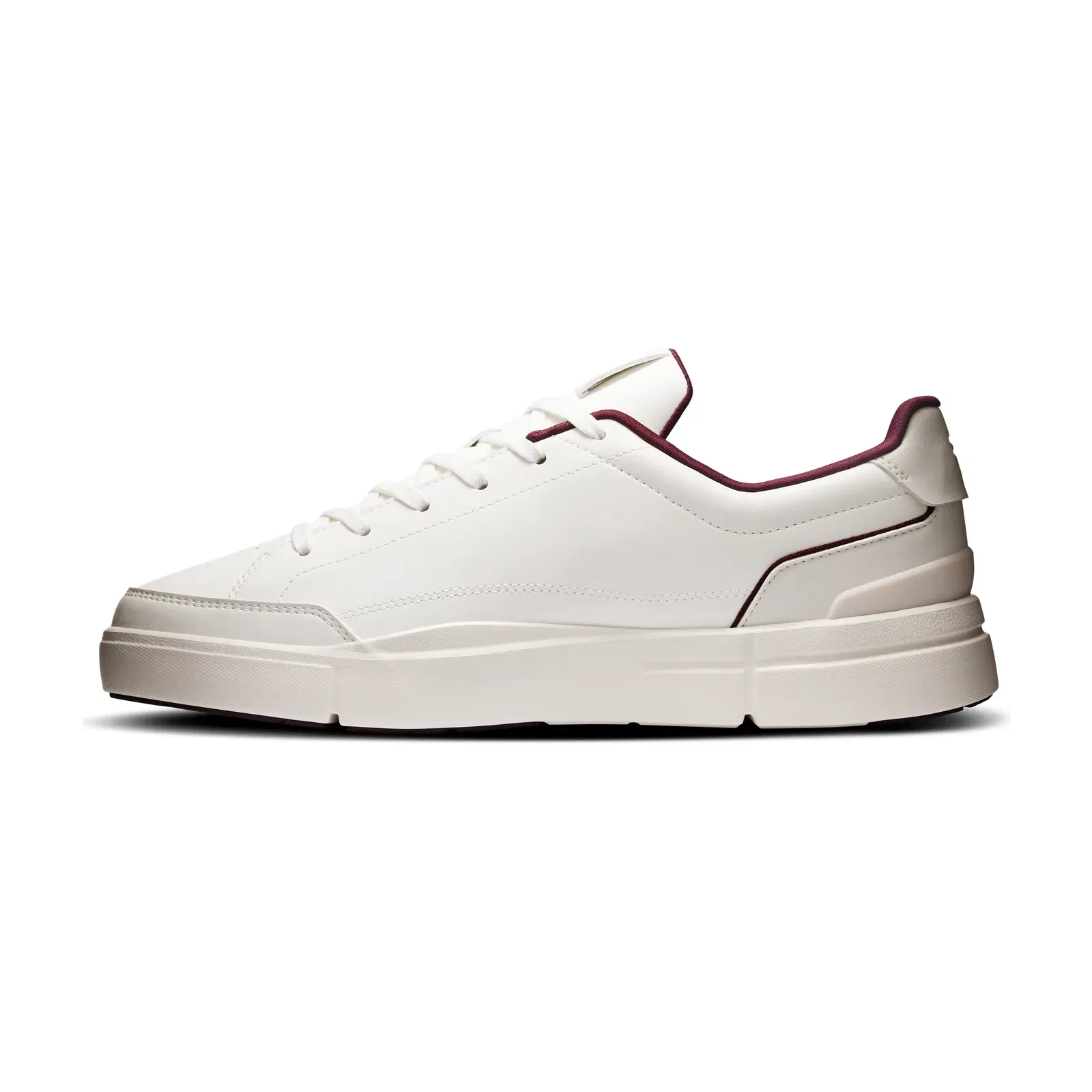On The Roger Centre Court Ivory Maroon