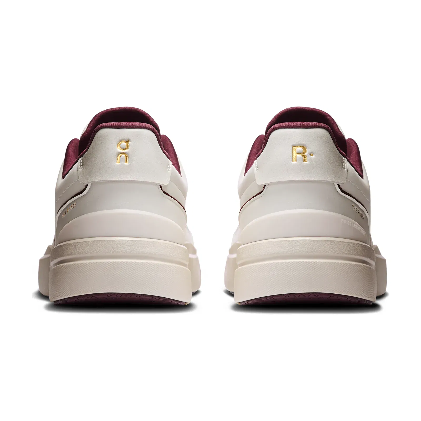 On The Roger Centre Court Ivory Maroon