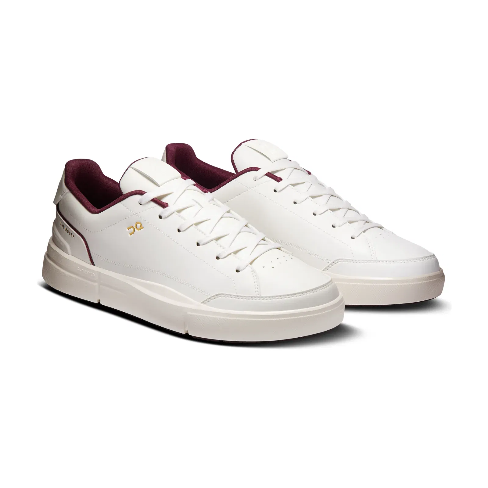 On The Roger Centre Court Ivory Maroon