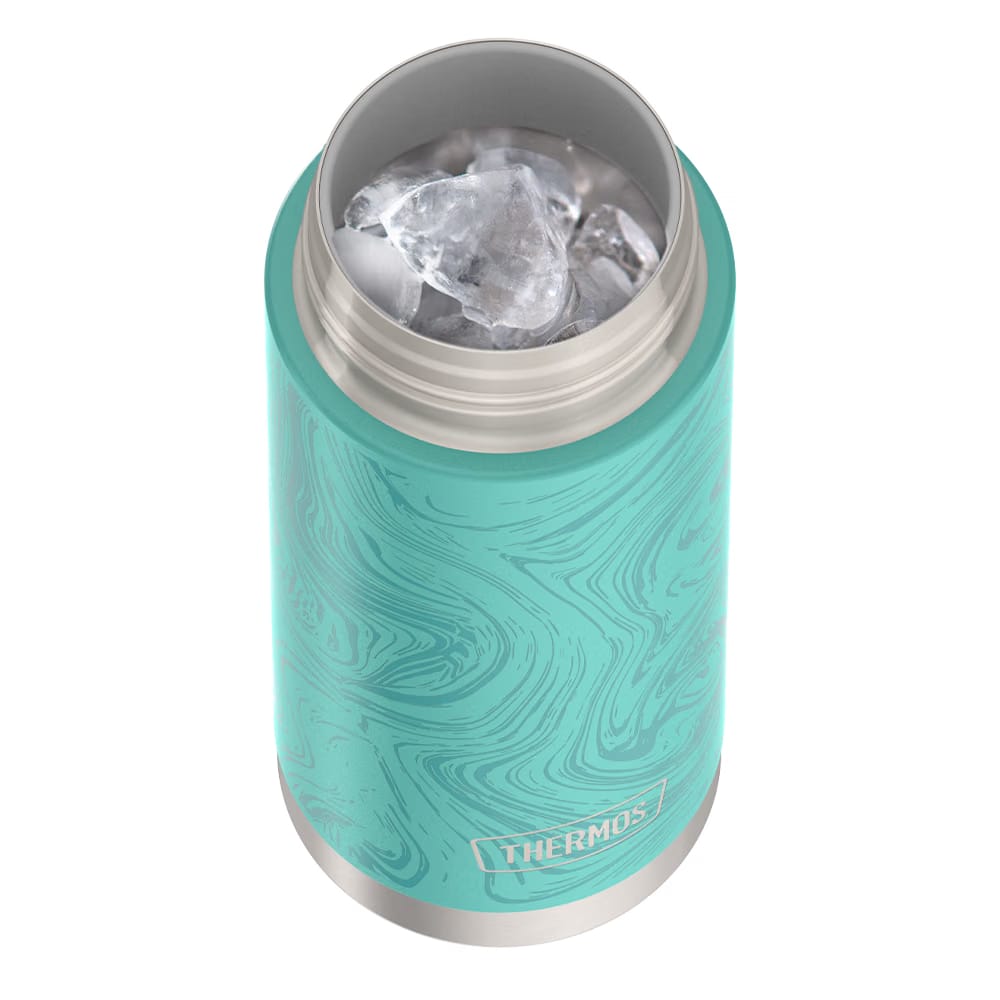 Thermos 18oz Icon Kids Water Bottle With Spout Lid Marble