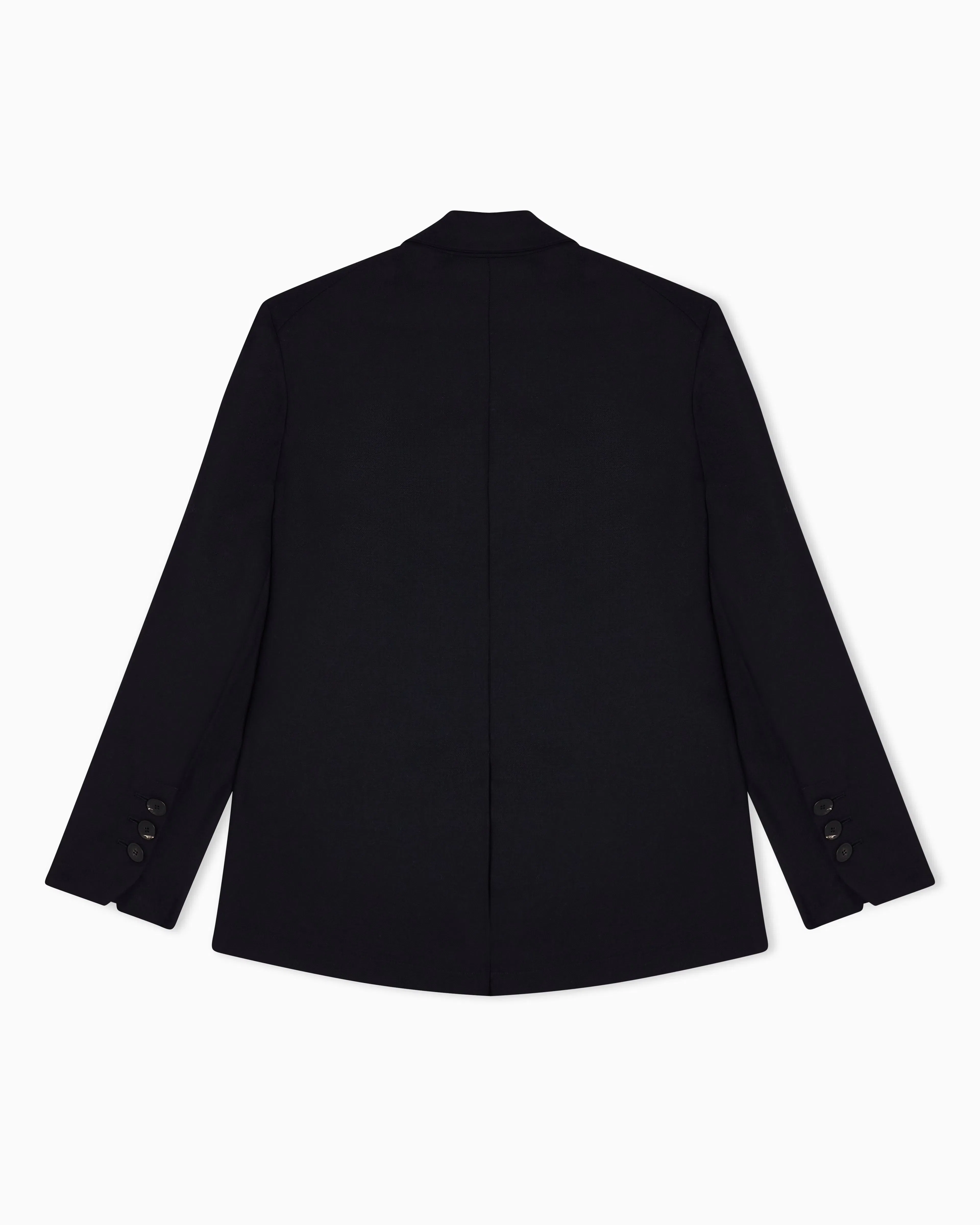 Emporio Armani Double-breasted jacket in fluid wool