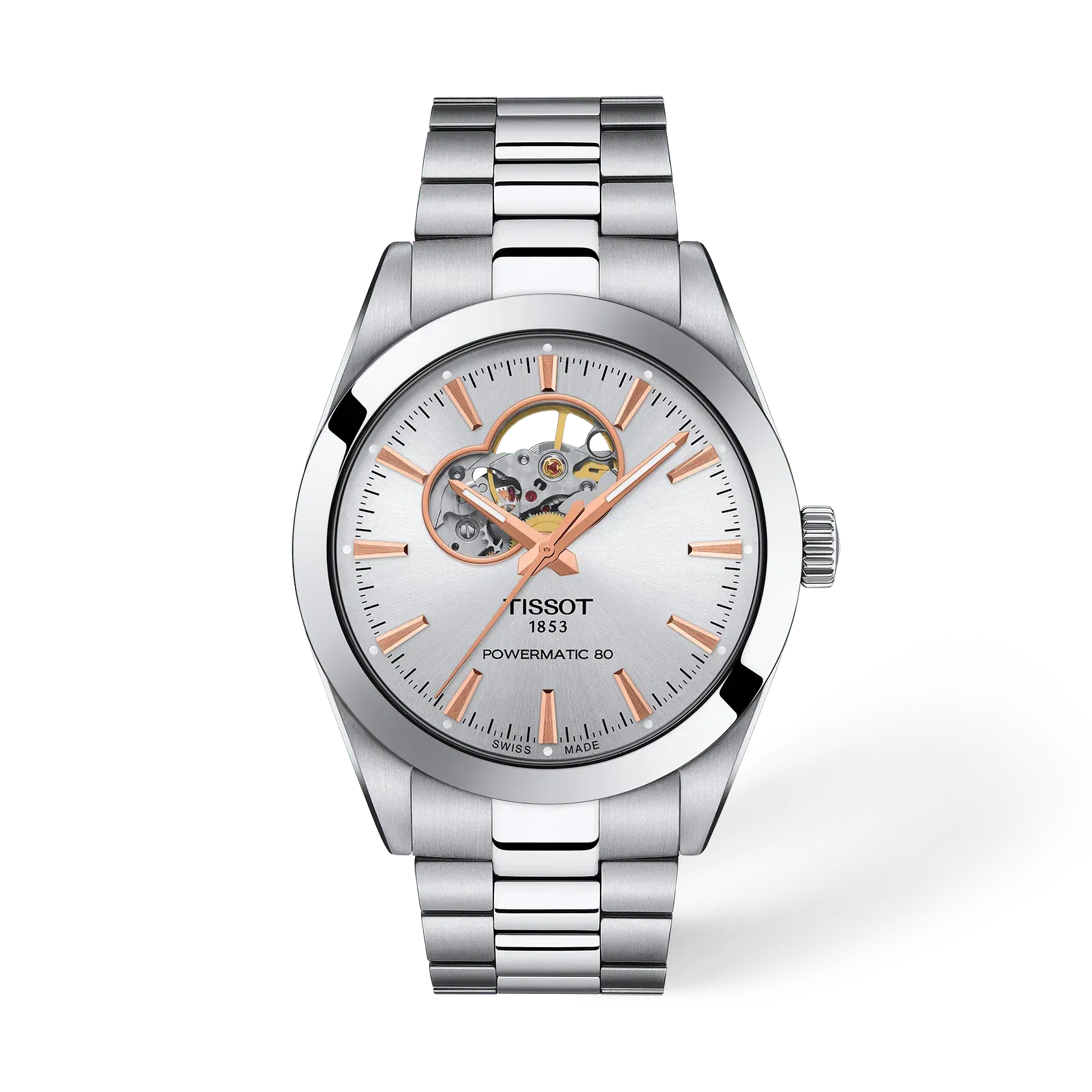 Tissot Gentleman Open Heart 40Mm T1274071103101