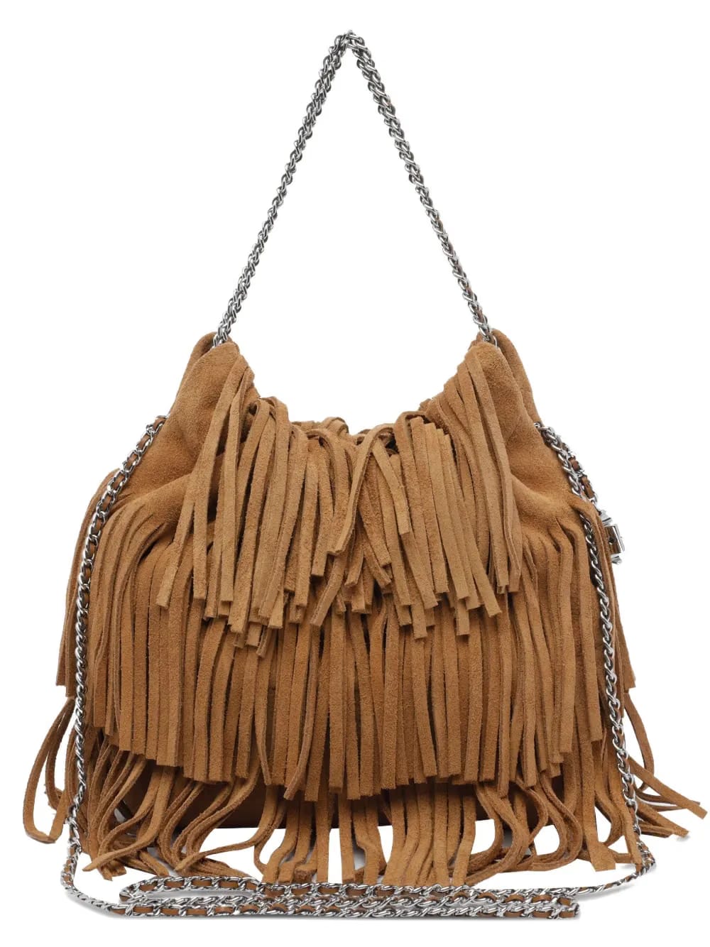 miniFleming fringed shoulder bag