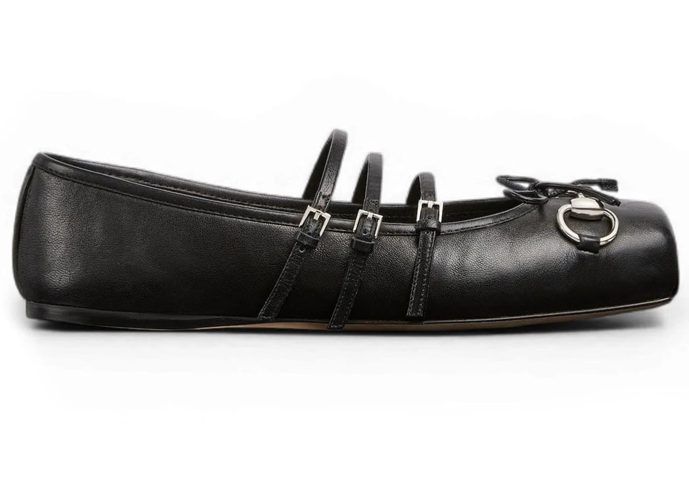 Gucci Wmns Horsebit Ballet Flat 'Black'