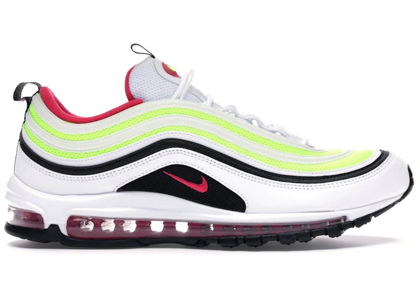 Nike Air Max 97 White Black Volt Rush Pink