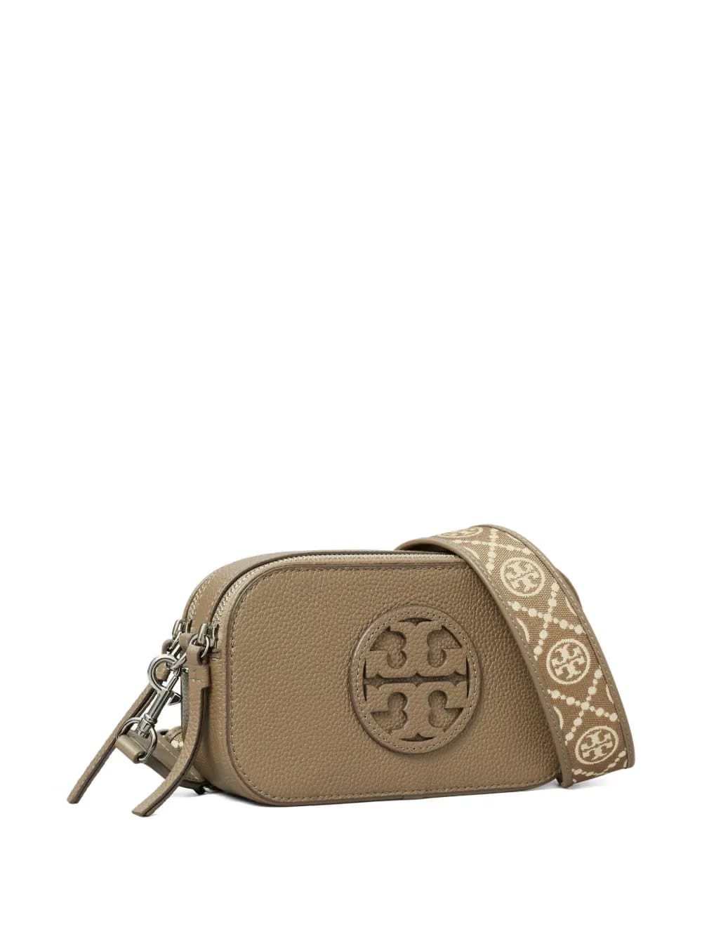 Miller logo-embossed leather crossbody bag