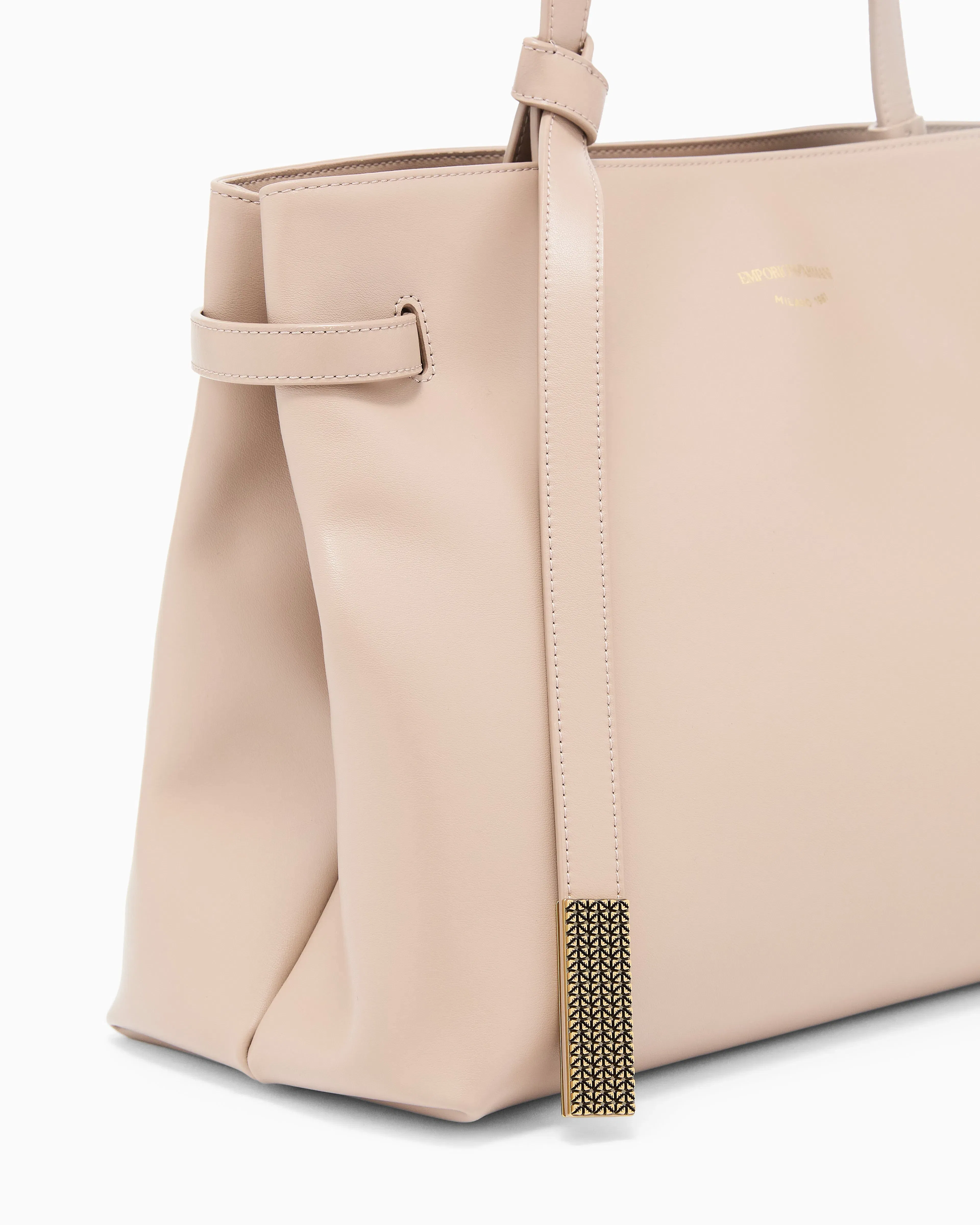 Emporio Armani Smooth leather shoulder bag