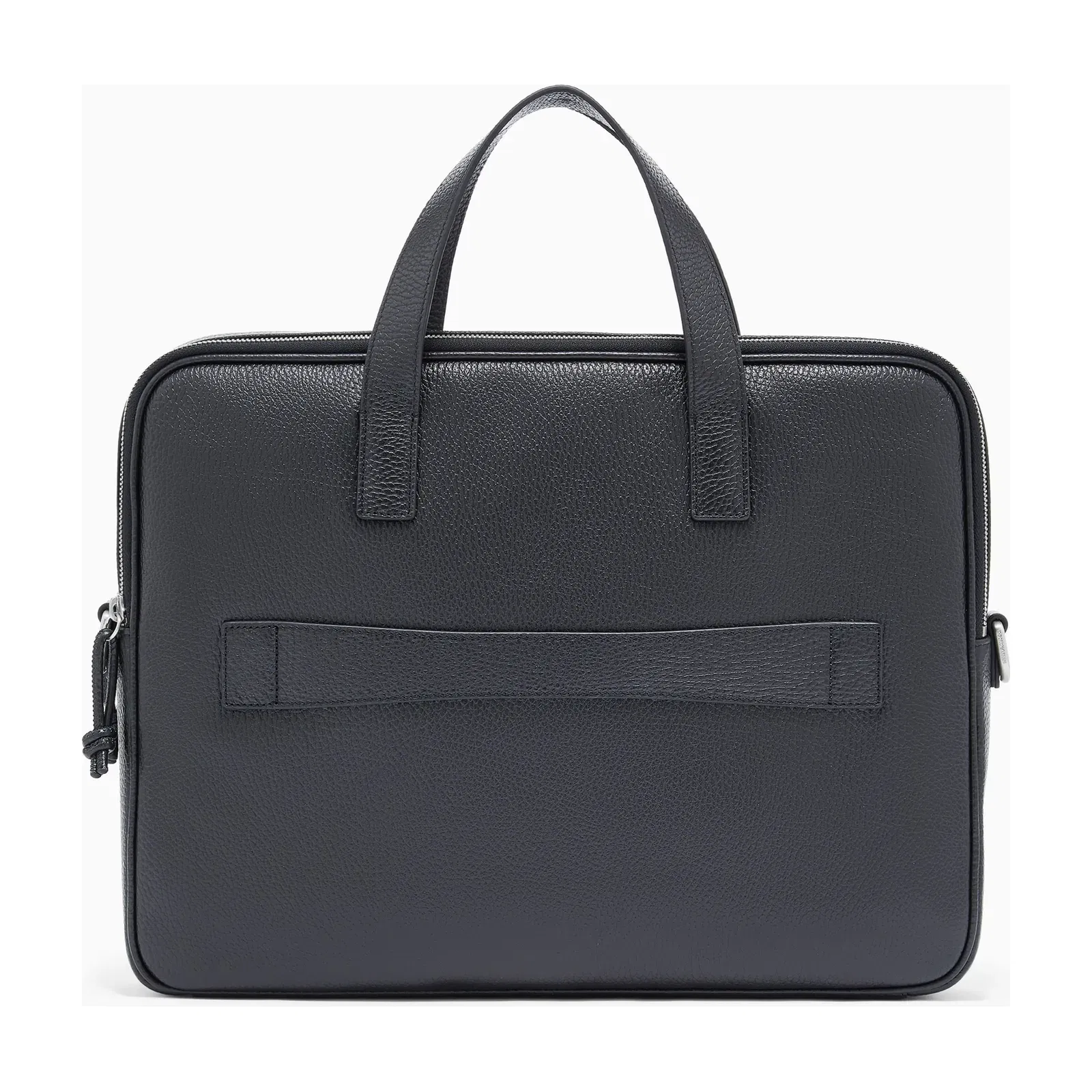 Emporio Armani business bag in tumbled leather