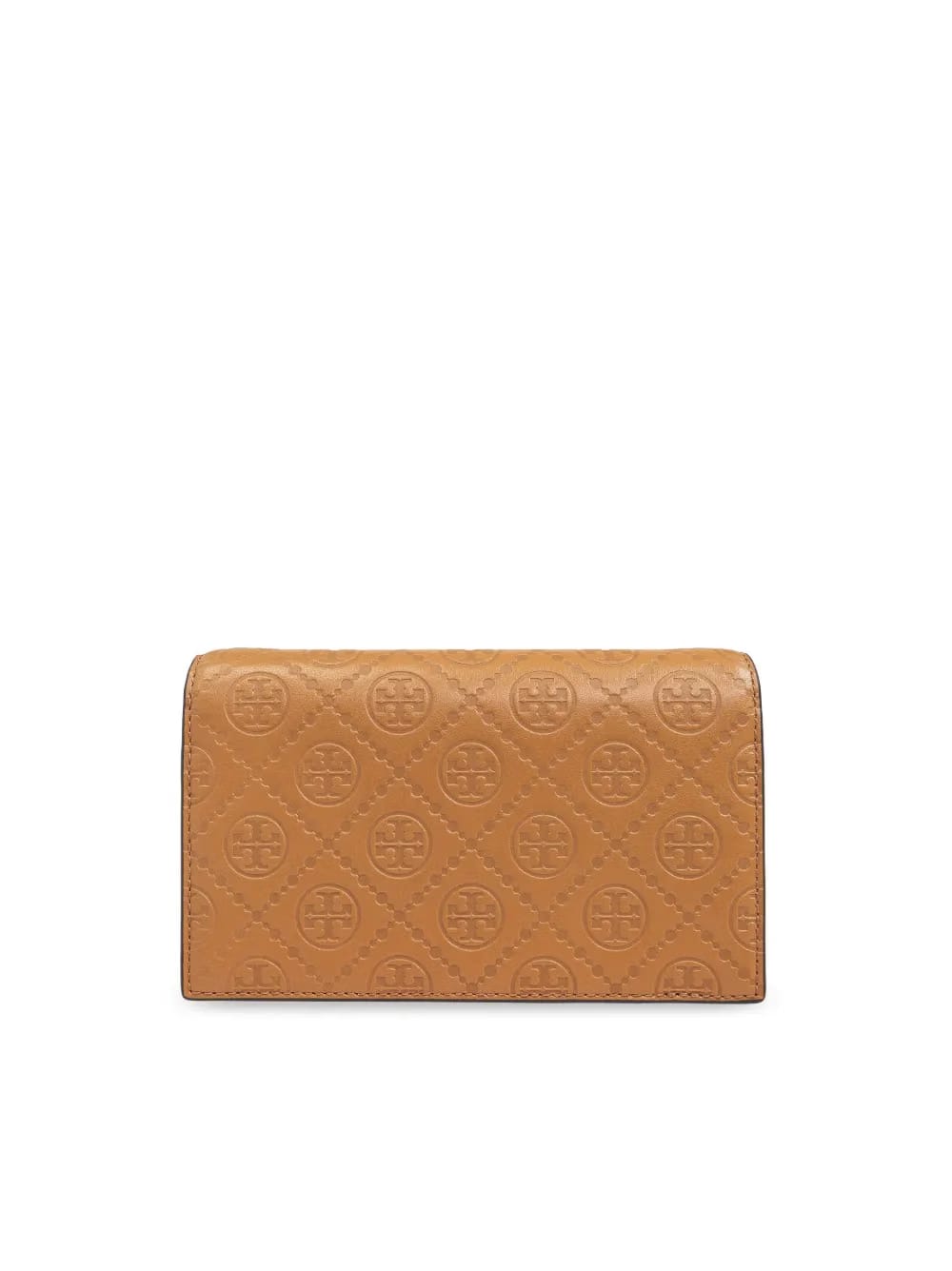 T monogram leather crossbody bag