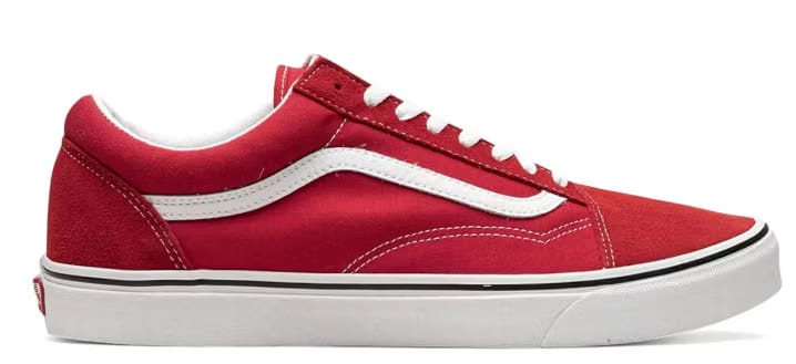 Vans Premium Old Skool Shoe Red