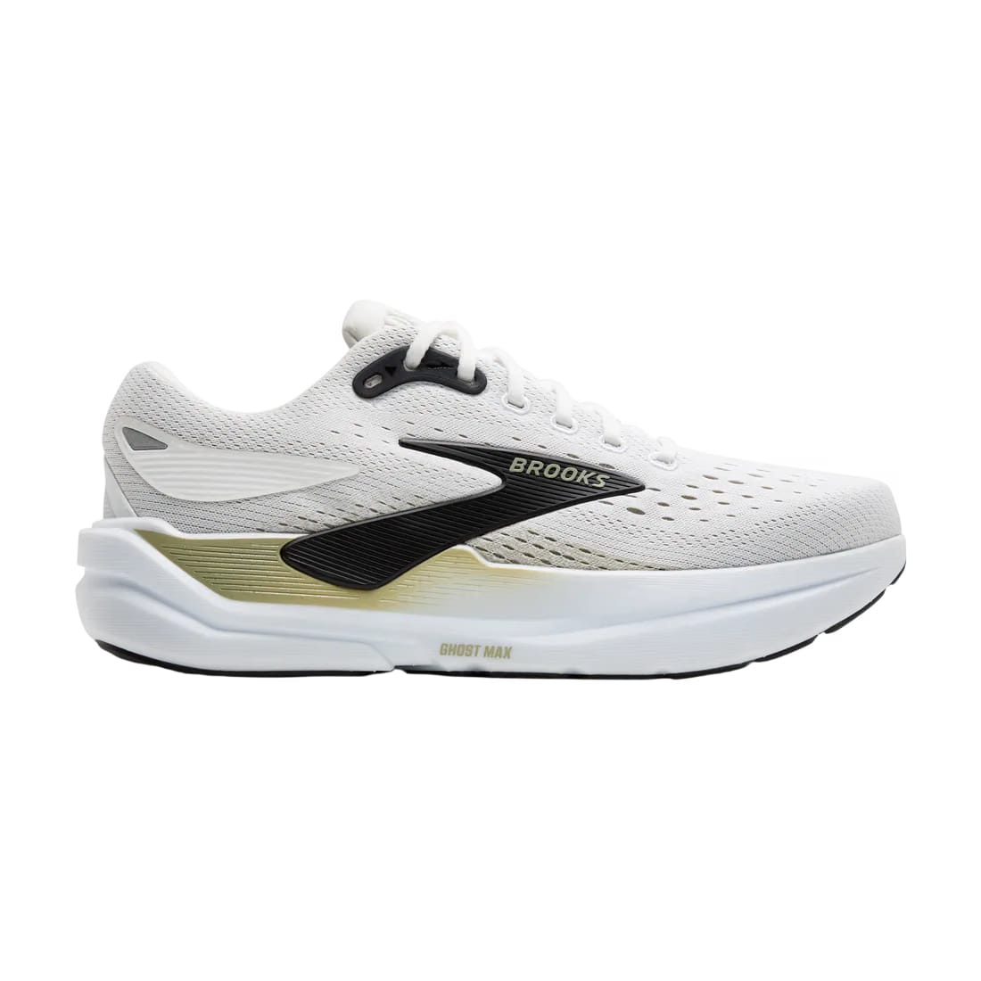 Brooks Ghost Max 3 Bright White Tea Black