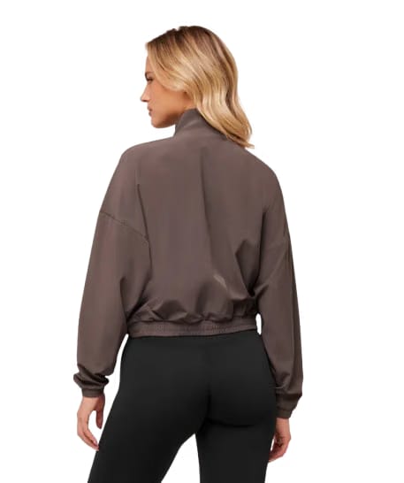 Women's Gymshark Training Everyday Woven Jacket Cool Brown
