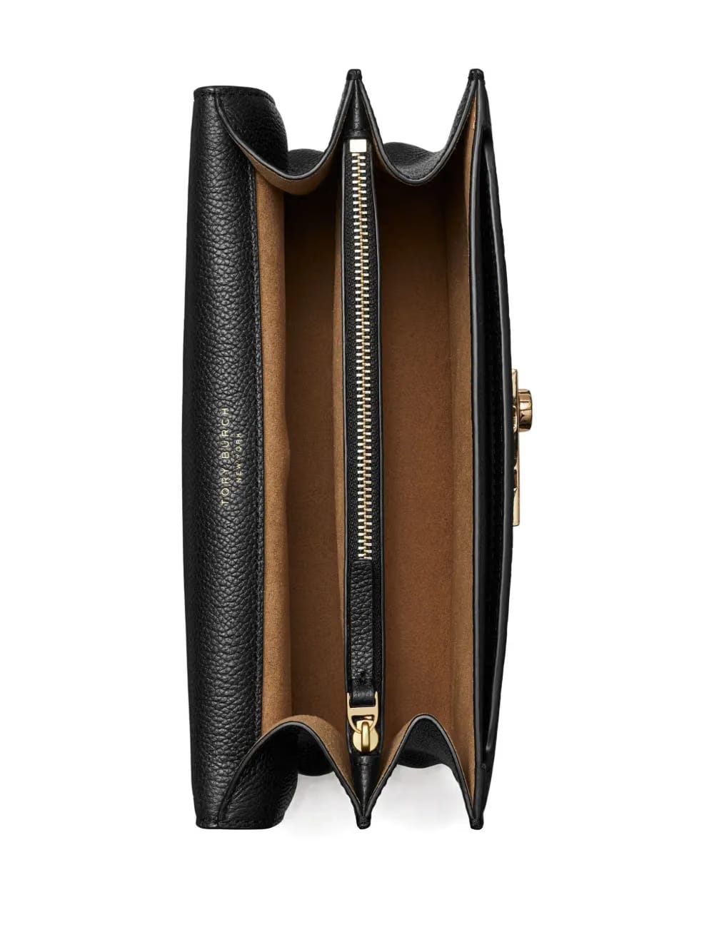 T-Monogram embossed leather shoulder bag