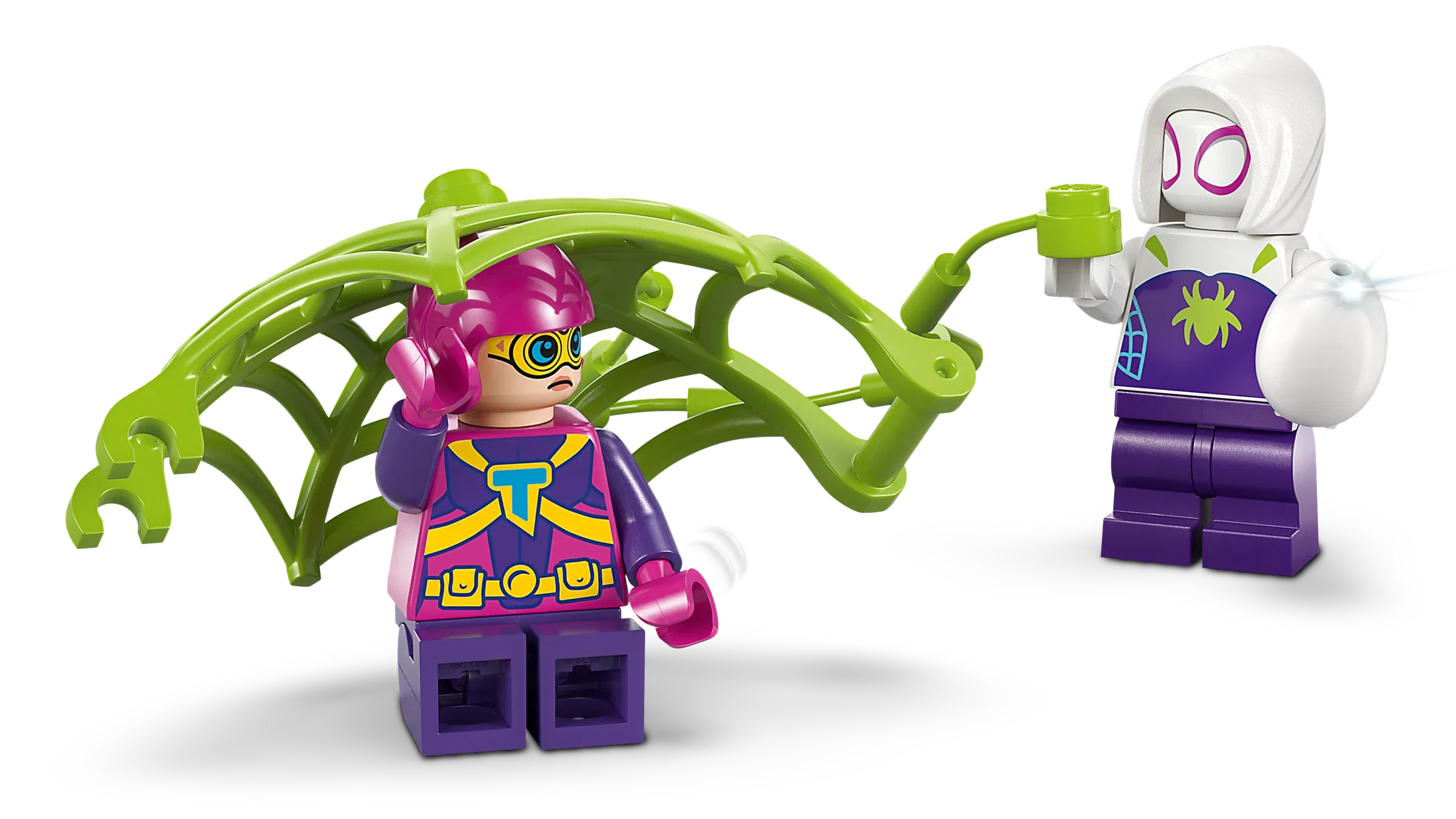 Lego Spidey and Gobbys Raptor Battle at Tree House HQ