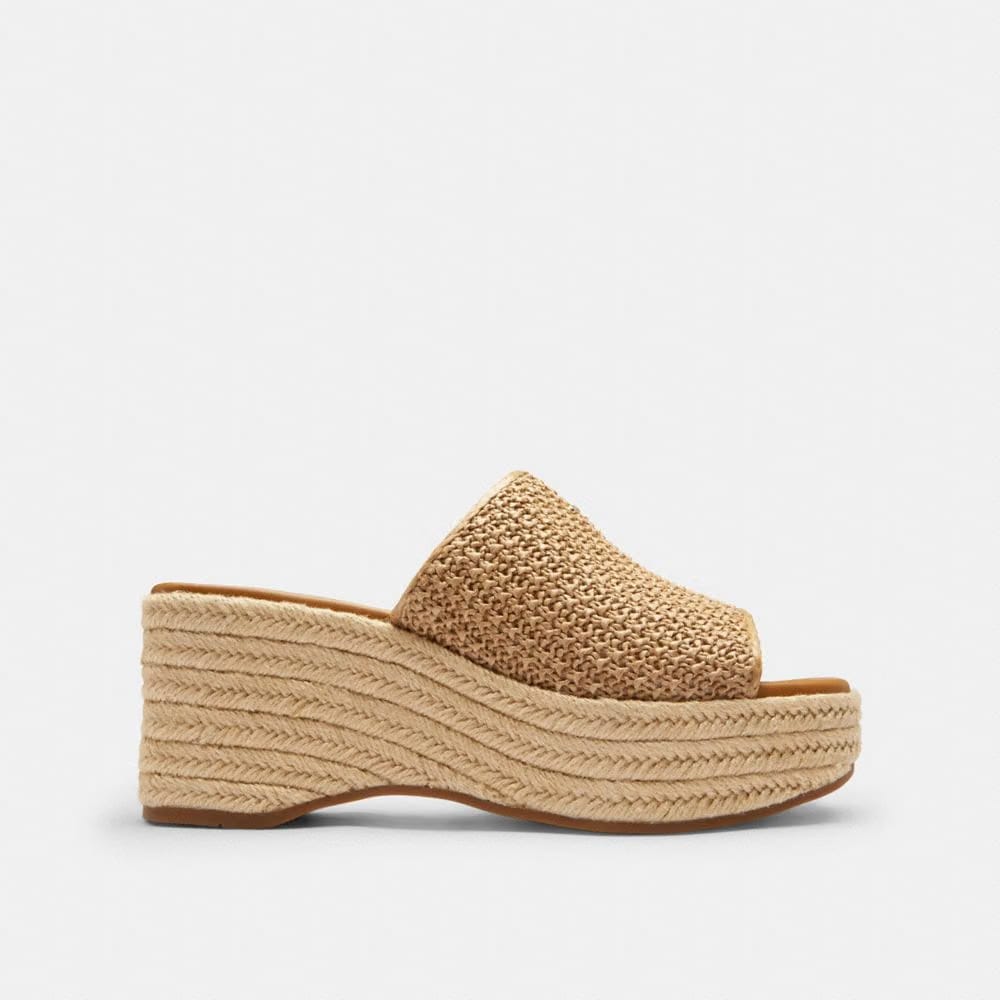Women's Coach Phoebe Platform Sandal Natural