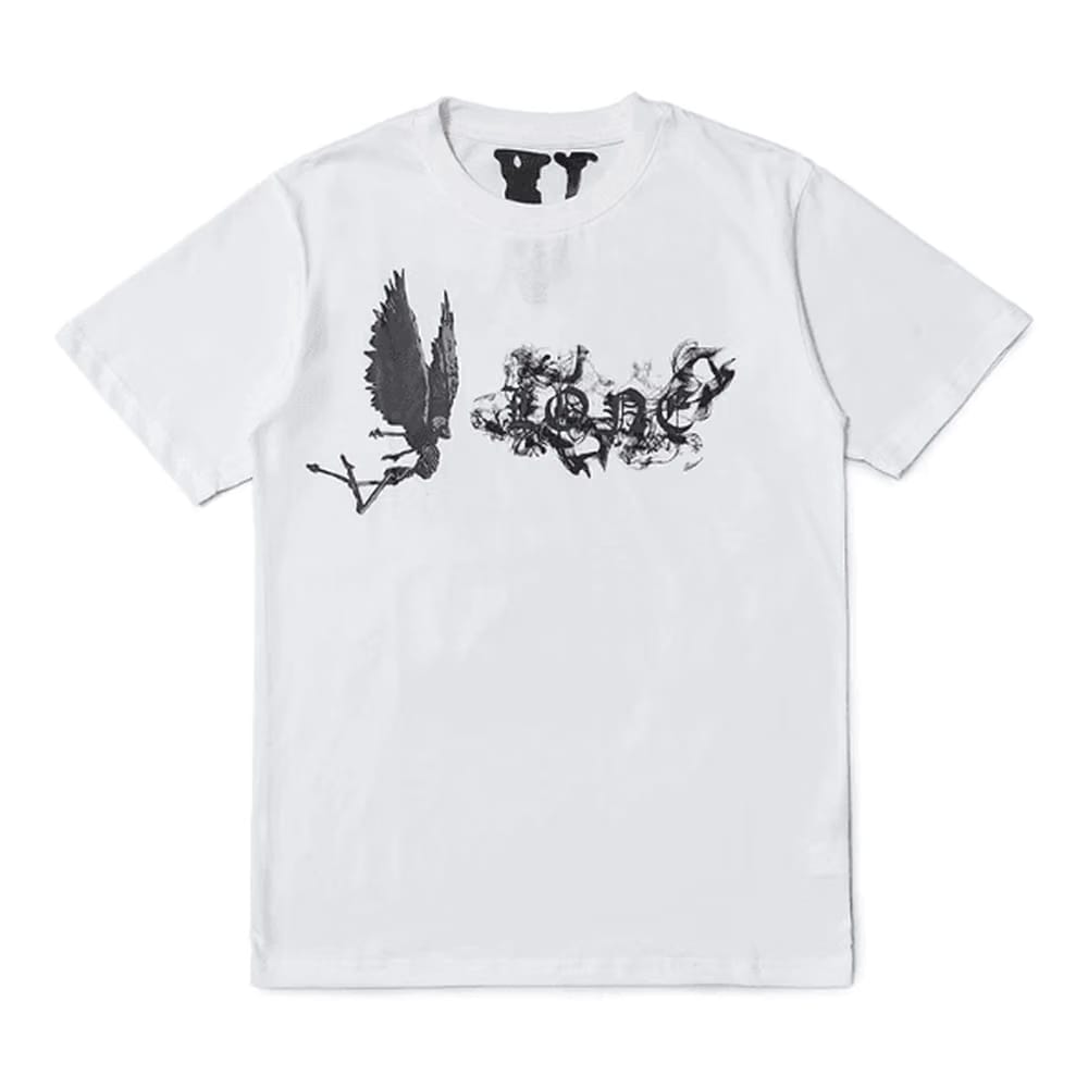Vlone Pop Smoke Angel T-Shirt White