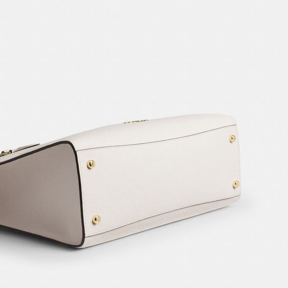 Coach Maggie Tote Bag Gold Chalk