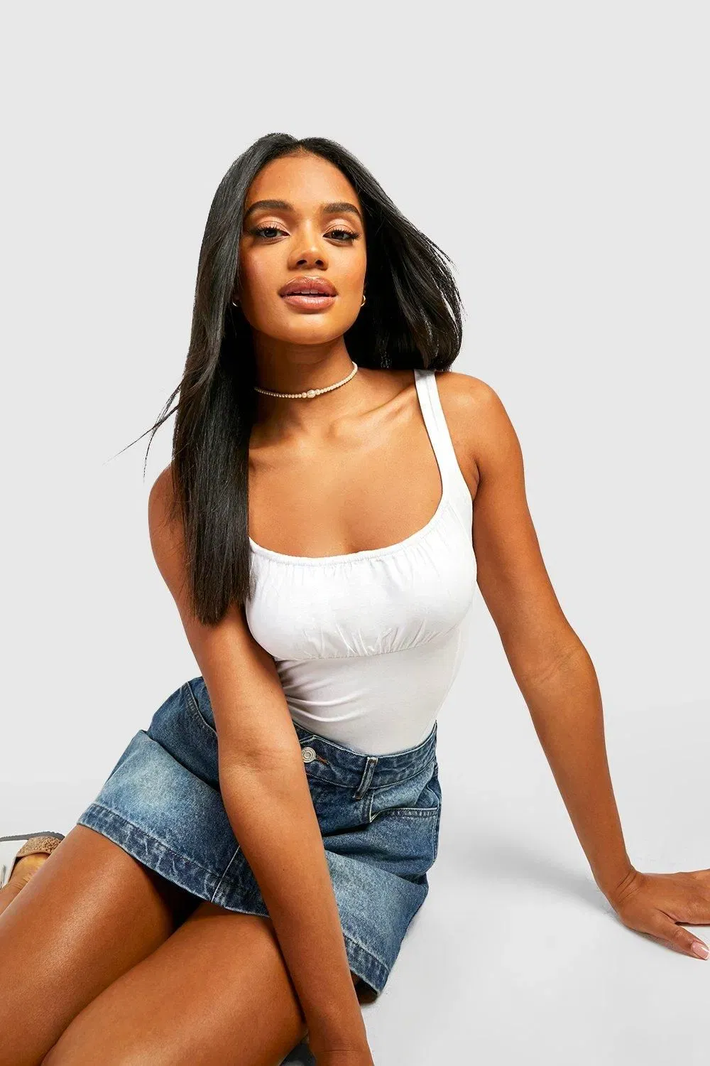 Strappy Square Neck Bodysuit