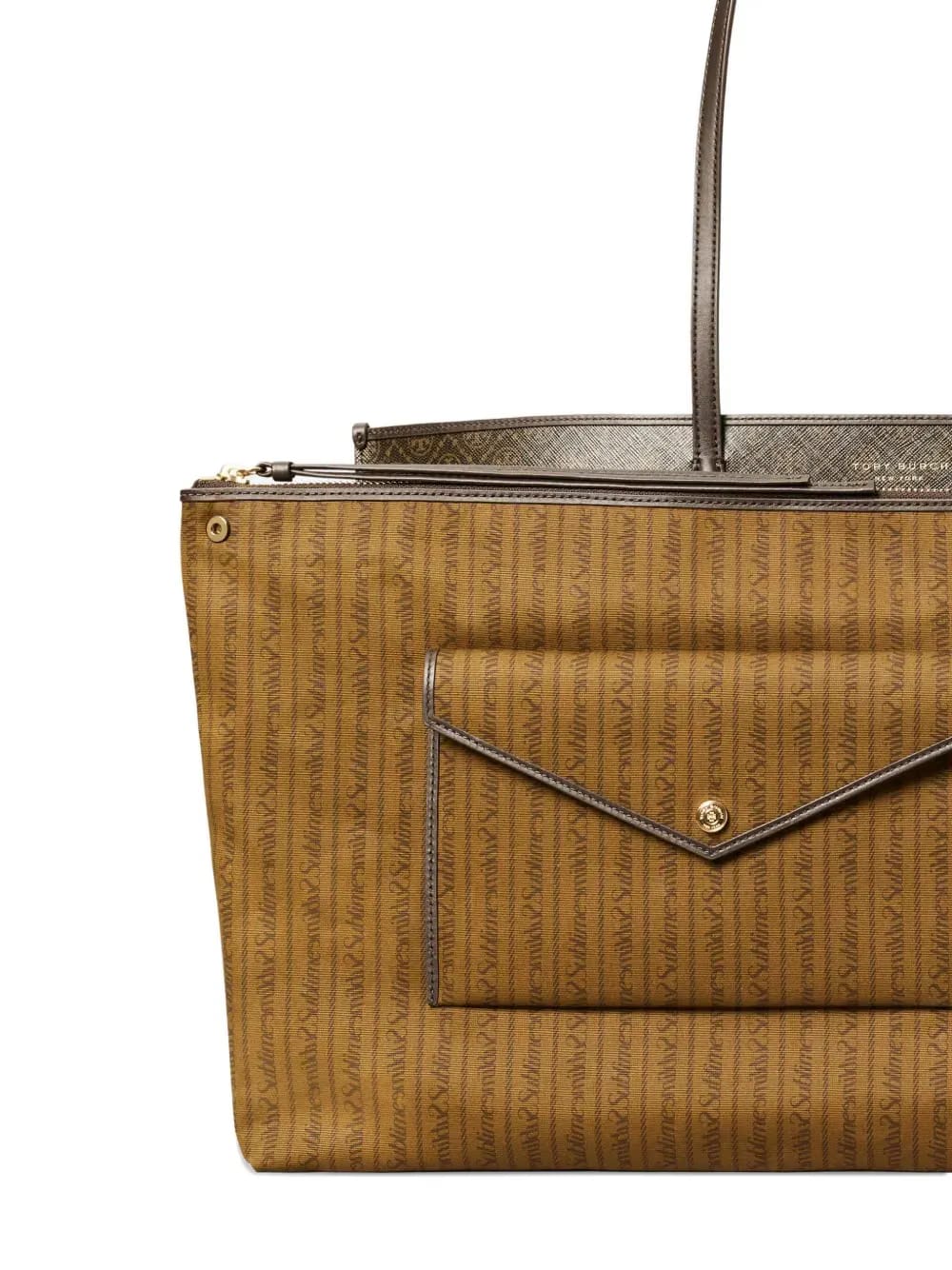 Perry logo pattern tote bag
