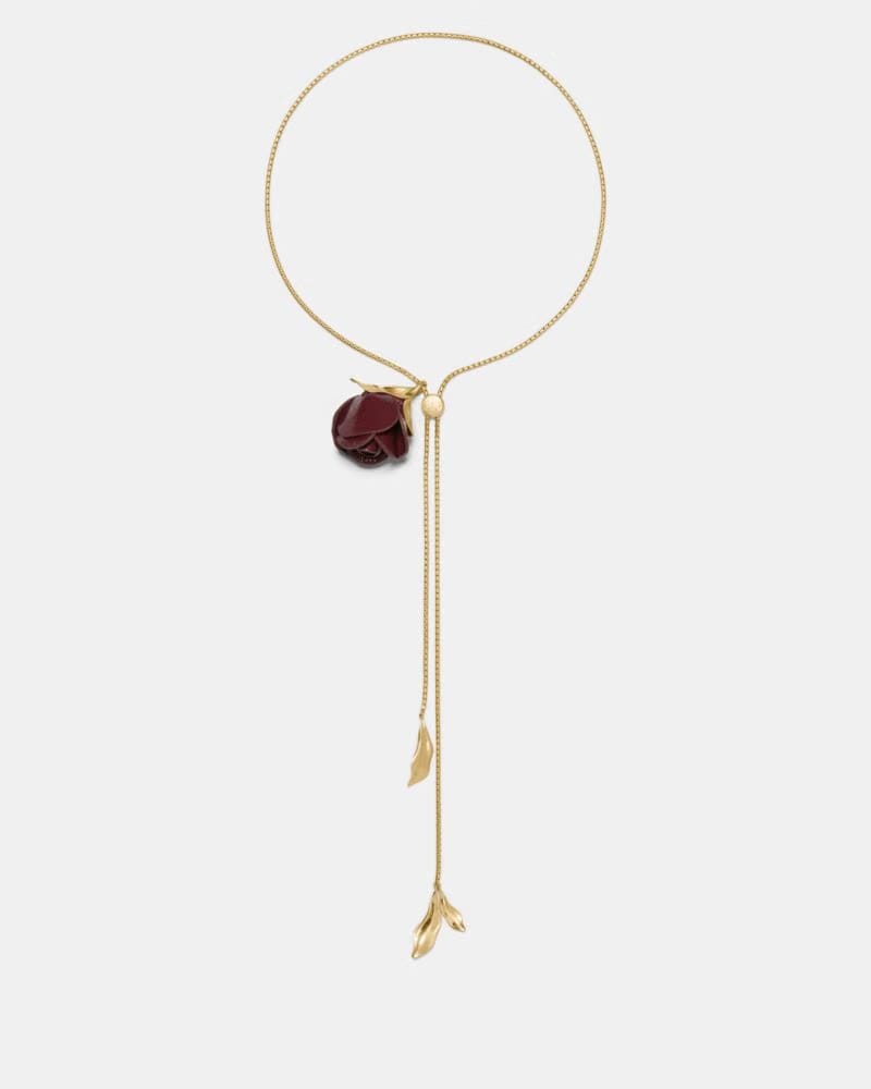 Rose Buds Wrap Necklace