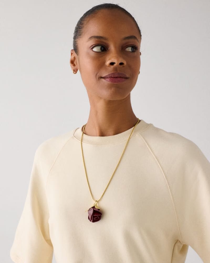 Rose Buds Wrap Necklace