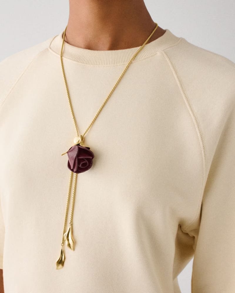 Rose Buds Wrap Necklace